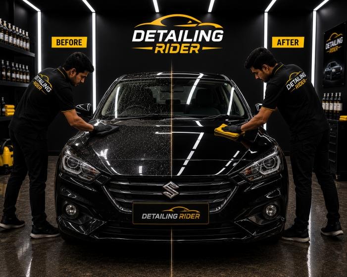 Black Car Gloss Ceramic Coating