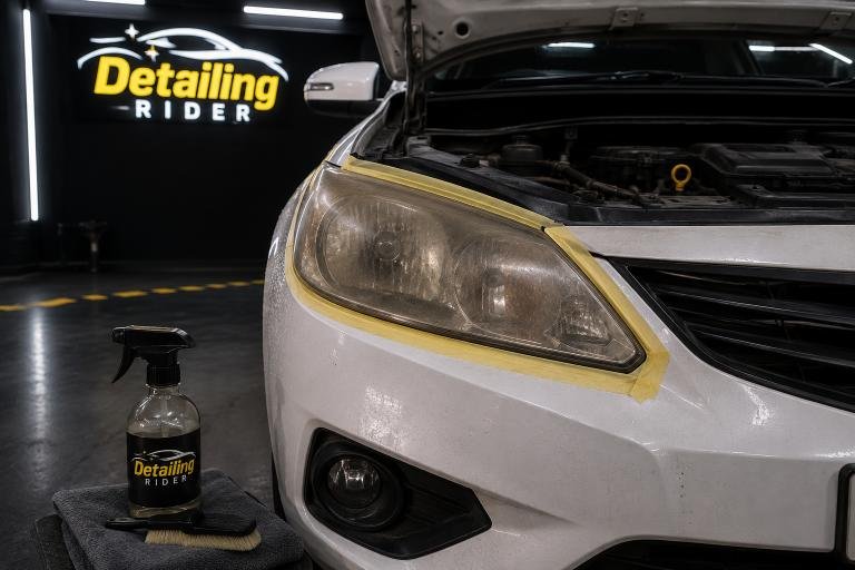 Headlight Restoration Before